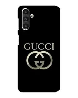 Чехол для Samsung Galaxy M34 (5G) с картинкой «Gucci — золото на черном»