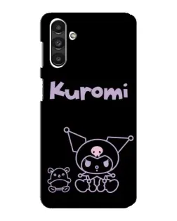 Чохол для Samsung Galaxy M34 (5G) з картинкою «Kuromi — чорний мінімалізм»