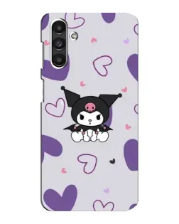 Чехол для Samsung Galaxy M34 (5G) с картинкой «Kuromi и лавандовые сердца»