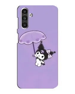 Чехол для Samsung Galaxy M34 (5G) с картинкой «Kuromi с зонтиком»