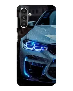 Чохол для Samsung Galaxy M34 (5G) з картинкою «Погляд BMW з синіми фарами»