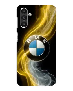 Чехол для Samsung Galaxy M34 (5G) с картинкой «Золотистый дым BMW»