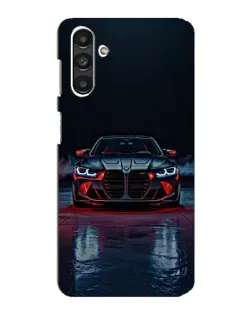 Чехол для Samsung Galaxy M34 (5G) с картинкой «BMW на мокрой дороге»