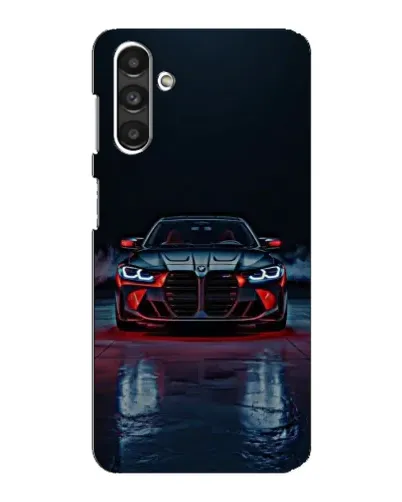 Чехол для Samsung Galaxy M34 (5G) с картинкой «BMW на мокрой дороге»