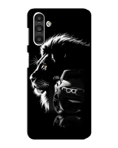 Чехол для Samsung Galaxy M34 (5G) с картинкой «BMW и лев»