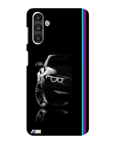 Чехол для Samsung Galaxy M34 (5G) с картинкой «Силуэт BMW в темноте»