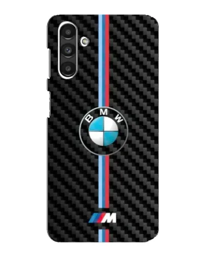 Чехол для Samsung Galaxy M34 (5G) с картинкой «Эмблема BMW и карбон»