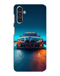 Чохол для Samsung Galaxy M34 (5G) з картинкою «BMW — вогні неону»