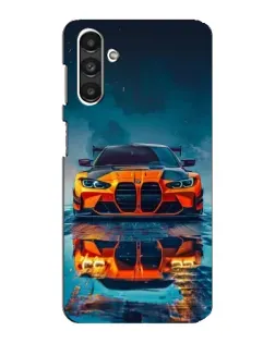 Чохол для Samsung Galaxy M34 (5G) з картинкою «BMW — золота емблема»