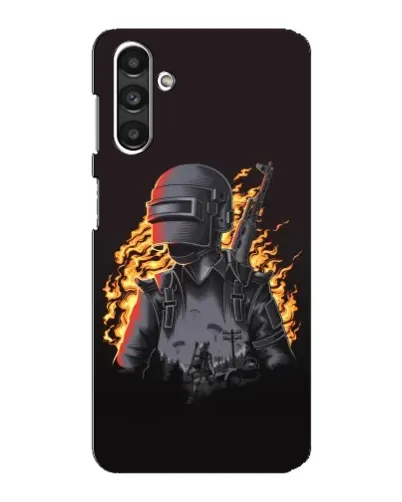 Чехол для Samsung Galaxy M34 (5G) с картинкой «PUBG — огненный силуэт» Чехол для Samsung Galaxy M34 (5G) с картинкой «PUBG — огненный силуэт»