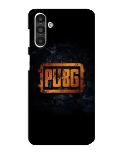 Чехол для Samsung Galaxy M34 (5G) с картинкой «PUBG — золотой логотип»