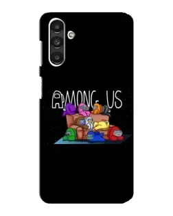 Чехол для Samsung Galaxy M34 (5G) с картинкой «Логотип Among Us»