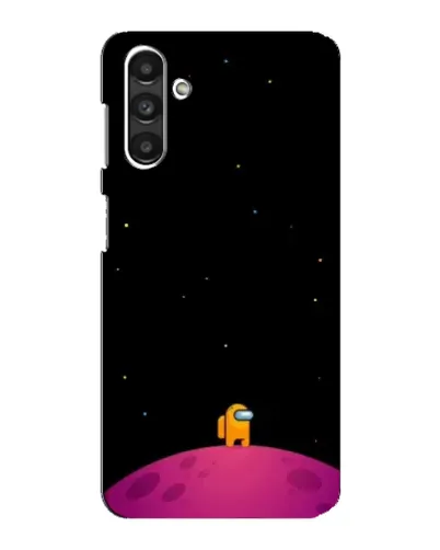 Чехол для Samsung Galaxy M34 (5G) с картинкой «Одинокий герой на планете»
