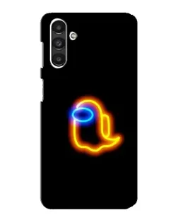 Чехол для Samsung Galaxy M34 (5G) с картинкой «Among Us неоновое сияние»