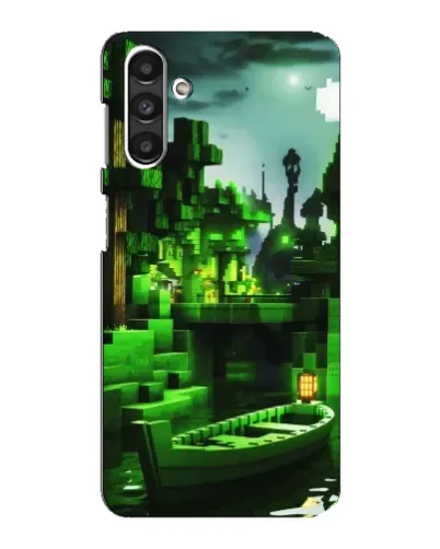 Чехол для Samsung Galaxy M34 (5G) с картинкой «Minecraft лесной пейзаж»