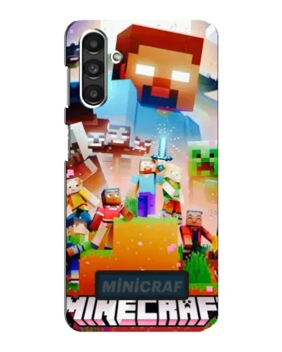 Чехол для Samsung Galaxy M34 (5G) с картинкой «Minecraft герои игры»