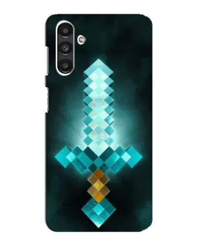 Чехол для Samsung Galaxy M34 (5G) с картинкой «Алмазный меч неон»