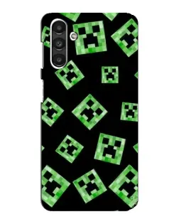 Чехол для Samsung Galaxy M34 (5G) с картинкой «Паттерн с криперами»