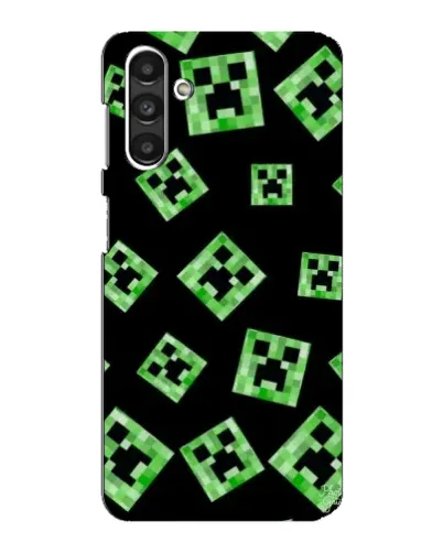 Чехол для Samsung Galaxy M34 (5G) с картинкой «Паттерн с криперами»