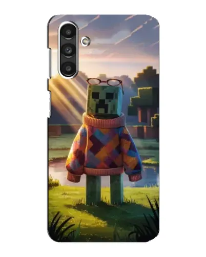 Чехол для Samsung Galaxy M34 (5G) с картинкой «Крипер в свитере»