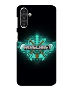Чехол для Samsung Galaxy M34 (5G) с картинкой «Minecraft Diamond лого»