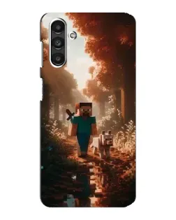 Чехол для Samsung Galaxy M34 (5G) с картинкой «Стив в лесу»