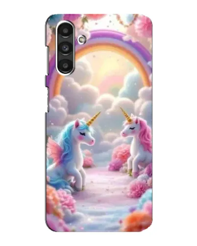 Чохол для Samsung Galaxy M34 (5G) з картинкою «Веселка і єдинороги» Чохол для Samsung Galaxy M34 (5G) з картинкою «Веселка і єдинороги»