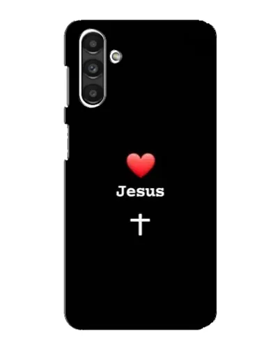 Чехол для Samsung Galaxy M34 (5G) с картинкой «Сердце - Jesus»