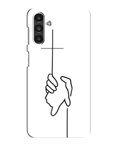 Чехол для Samsung Galaxy M34 (5G) с картинкой «Рука держит»