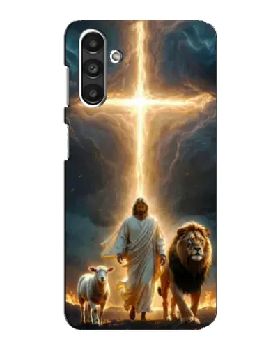 Чехол для Samsung Galaxy M34 (5G) с картинкой «Лев Иуды и Свет»