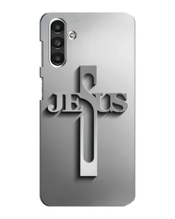 Чехол для Samsung Galaxy M34 (5G) с картинкой «Металлический крест Jesus» Чехол для Samsung Galaxy M34 (5G) с картинкой «Металлический крест Jesus»