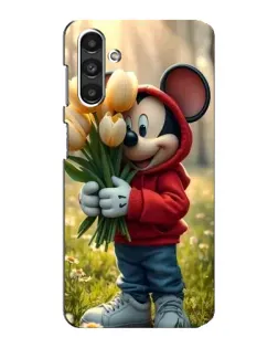Чохол для Samsung Galaxy M34 (5G) з картинкою «Міккі з тюльпанами»
