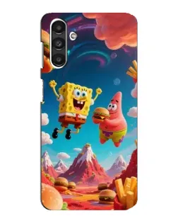 Чохол для Samsung Galaxy M34 (5G) з картинкою «Космічний фастфуд»