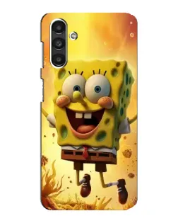 Чохол для Samsung Galaxy M34 (5G) з картинкою «Губка Боб стрибає»