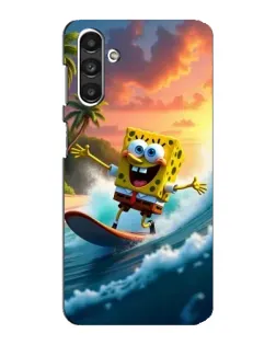 Чохол для Samsung Galaxy M34 (5G) з картинкою «Губка Боб серфінгіст»
