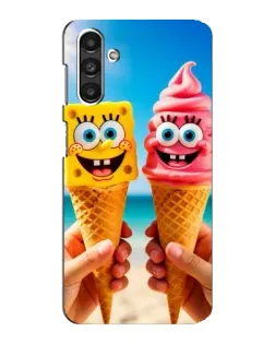 Чохол для Samsung Galaxy M34 (5G) з картинкою «Спанч Боб морозиво»