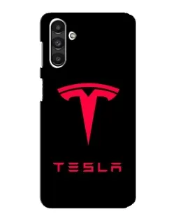 Чохол для Samsung Galaxy M34 (5G) з картинкою «Tesla Red Logo»