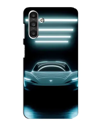Чохол для Samsung Galaxy M34 (5G) з картинкою «Tesla в неоні»