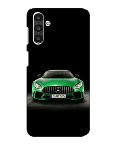 Чехол для Samsung Galaxy M34 (5G) с картинкой «Mercedes — неоновый лого»