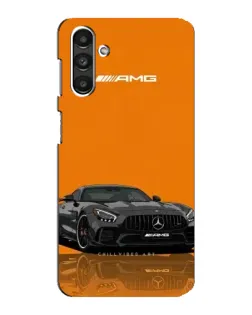 Чехол для Samsung Galaxy M34 (5G) с картинкой «Оранжевый Mercedes AMG»