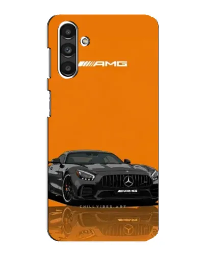 Чехол для Samsung Galaxy M34 (5G) с картинкой «Оранжевый Mercedes AMG»