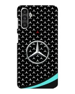 Чехол для Samsung Galaxy M34 (5G) с картинкой «Mercedes — бирюзовый акцент»