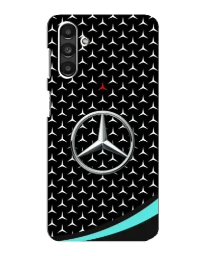 Чехол для Samsung Galaxy M34 (5G) с картинкой «Mercedes — бирюзовый акцент»