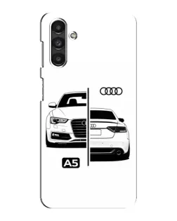 Чехол для Samsung Galaxy M34 (5G) с картинкой «Audi — контрастный дизайн»