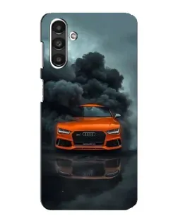 Чехол для Samsung Galaxy M34 (5G) с картинкой «Audi в облаках дыма»