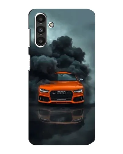 Чехол для Samsung Galaxy M34 (5G) с картинкой «Audi в облаках дыма»