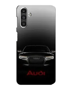 Чехол для Samsung Galaxy M34 (5G) с картинкой «Audi — градиентный контур»