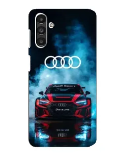 Чехол для Samsung Galaxy M34 (5G) с картинкой «Audi Sport — неон»