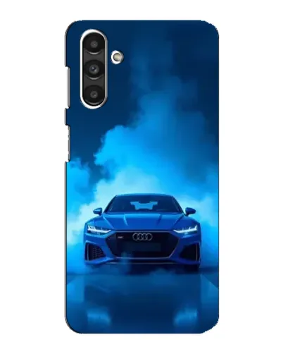 Чехол для Samsung Galaxy M34 (5G) с картинкой «Audi — голубая энергия»