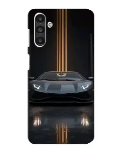 Чохол для Samsung Galaxy M34 (5G) з картинкою «Lamborghini золоті лінії»